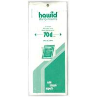 Hawid Stamp Mounts Standard - Clear 70x210mm Top Opening Pack of 10