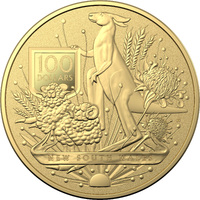 Australia 2022 Coat of Arms (New South Wales) - $100 1oz Gold Investment Coin 
