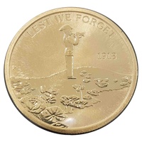 Australia 2018 War Memorials Lest We Forget Centenary Service $1 UNC Coin Carded