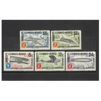 Cuba: 1955 Stamp Exhibition Set of 5 Stamps Scott C122/26 MLH #RW460