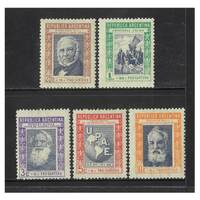 Argentina: 1944 Postal Association Set of 5 Stamps Scott B1/5 MLH #RW460