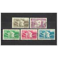 WWII Resistance Issues: 1943 Colonies Offering Aid Set of 5 Stamps Scott B2/6 FU #RW465