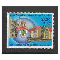 French Southern & Antarctic Territory: 2000 27f H.Q. Relocation Single Stamp Scott 278 MUH #RW468