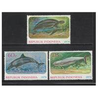 Indonesia: 1979 Sealife Protection Set/3 Stamps Scott 1064/66 MUH #RW479
