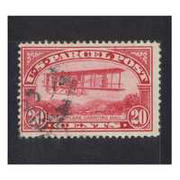 USA: 1913 Parcel Post 20c Plane Single Stamp Scott Q8 FU #RW488