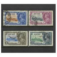 Hong Kong: 1935 Silver Jubilee Series Set/4 Stamps SG 133/36 Fine Used #BR302