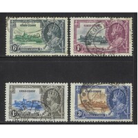 Gold Coast: 1935 Silver Jubilee Series Set/4 Stamps SG 113/16 Fine Used #BR302