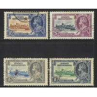 Straits Settlements: 1935 Silver Jubilee Series Set/4 Stamps SG 256/59 Fine Used #BR302