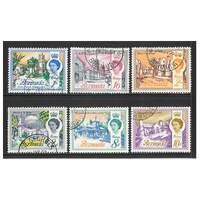 Bermuda: 1966-1969 Old Buildings Set/6 Stamps SG 195/200 FU #BR308