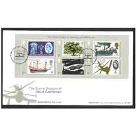 Great Britain 2022 The Stamp Designs of David Gentleman Mini Sheet On First Day Cover