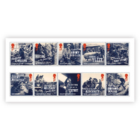 Great Britain 2022 Unsung Heroes: Women of World War II Set of 10 Stamps MUH