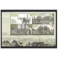 Great Britain 2021 Industrial Revolutions - Stockport in 1830s Booklet Pane of 4 Stamps MUH