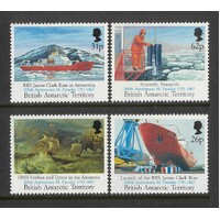 British Antarctic Territory: 1991 Faraday Anniversary Set/4 Stamps SG 204/07 MUH #BR330