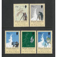British Antarctic Territory: 1998 Mapping History Set/5 Stamps SG 281/85 MUH #BR330