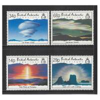 British Antarctic Territory: 1992 Atmospheric Phenomena Set/4 Stamps SG 214/17 MUH #BR330