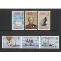 British Antarctic Territory: 2001 British Antarctic Expedition Anniversary Set/6 Stamps SG 333/38 MUH #BR330