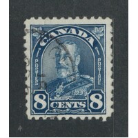 Canada: 1930 KGV 8c Blue Single Stamp SG 297 FU #BR332