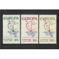 Cyprus: 1966 Europa Set/3 Stamps OPT Specimen SG 280/82 MUH #BR338