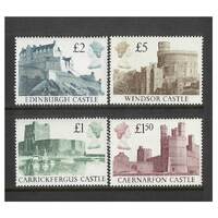 Great Britain: 1998 Castles Set/4 Stamps TO £5 SG 1410/13 MUH #BR353