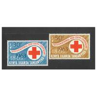 Kenya, Uganda, Tanganyika: 1963 Red Cross Set/2 Stamps SG 205/06 MUH #BR359