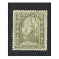 Malta: 1899 WMK Crown CC 2/6 "Malta" Single Stamp SG 34 FU #BR361