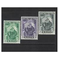 Malta: 1951 Holy Scapular Set/3 Stamps SG 258/60 MUH #BR364