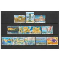 Malta: 1991 Tourism - National Heritage Set/12 Stamps To £M2 SG 905/16 MUH #BR364