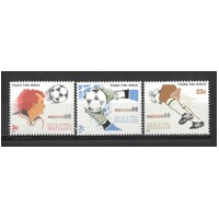 Malta: 1986 World Cup Set/3 Stamps SG 781/83 MUH #BR365
