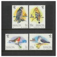 Malta: 1987 Ornithological Society (Birds) Set/4 Stamps SG 796/99 MUH #BR365