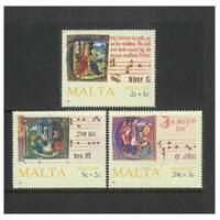 Malta: 1987 Christmas Set/3 Stamps SG 813/15 MUH #BR365