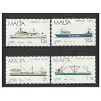 Malta: 1987 Ships (5th Series) Set/4 Stamps SG 809/12 MUH #BR365