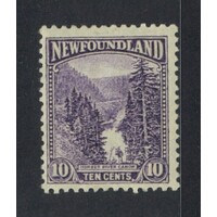 Newfoundland: 1923 10c Violet Single Stamp SG 157 MLH #BR366