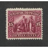 Newfoundland: 1911 15c Colony Seal Single Stamp SG 127 MLH #BR366