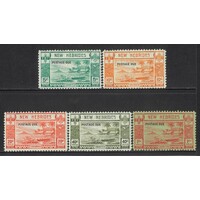 New Hebrides (British): 1938 Postage Due Set/5 Stamps SG D6/10 MLH #BR369