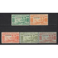 New Hebrides (French): 1938 Postage Due Set/5 Stamps SG FD65/69 MLH #BR371