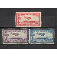 New Zealand: 1935 Airmail Set/3 Stamps SG 570/72 MUH #BR372
