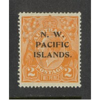 New Guinea-N.W.P.I: 1918-1922 Single Crown WMK 2d Orange Single Stamp SG 121 MUH #BR381