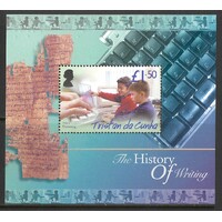 Tristan Da Cunha: 2004 History Of Writing £1.50 Mini Sheet SG 799 MUH #BR384