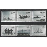 Ross Dependency: 2002 Expedition Anniversary Set/6 Stamps SG 78/83 MUH #BR385