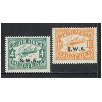 South West Africa: 1930 Airs Large OPT SG 72/73 MLH #BR396