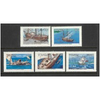 Tonga: 1985 Will Mariner Set/5 Stamps SG 905B/09B MUH #BR398