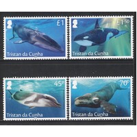 Tristan Da Cunha: 2019 Whales Set/4 Stamps SG 1248/51 MUH #BR400