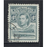 Basutoland: 1938 KGVI 4d Single Stamp SG 23 FU #BR402