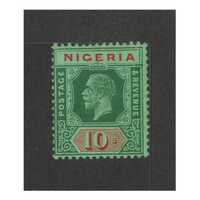 Nigeria: 1921-1932 KGV 10/- DIE II Single Stamp SG 29 MLH #BR408