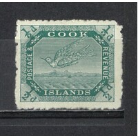 Cook Islands: 1913-1919 ½d Torea WMK Sideway Single Stamp SG 39 MLH #BR416