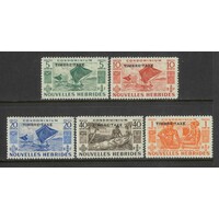 New Hebrides (Fr): 1953 Postage Due Set/5 Stamps SG FD92/96 MUH #BR417