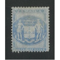 Jamaica: 1857 Postal Fiscal 1½d Single Stamp SG F4 MH #BR423