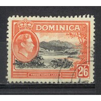 Dominica: 1938 KGVI/Lake 2/6 Single Stamp SG 107 FU #BR428