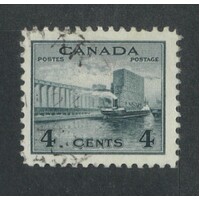 Canada: 1942 4c Grain Elevator Single Stamp SG 379 FU #BR432