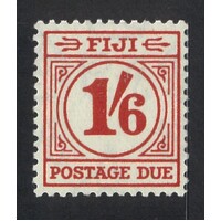 Fiji: 1940 Postage DUE 1/6 Single Stamp SG D18 MLH #BR434